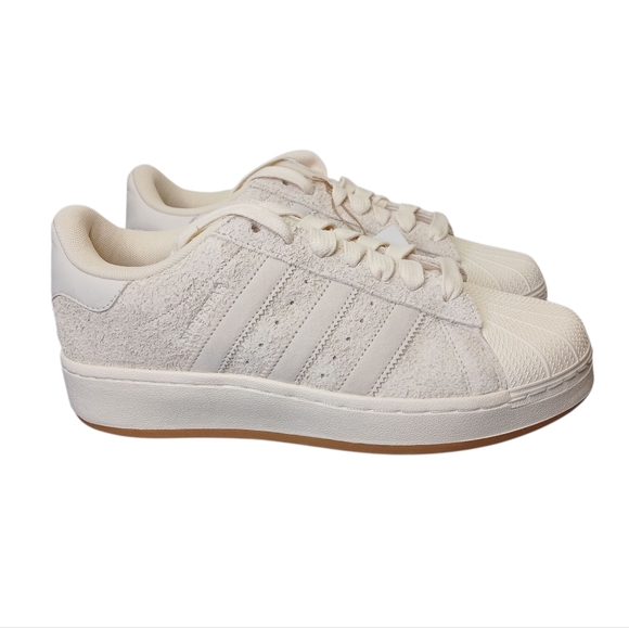 Adidas Superstar XLG Womens White Sneakers with Gum Sole - Picture 5 of 7